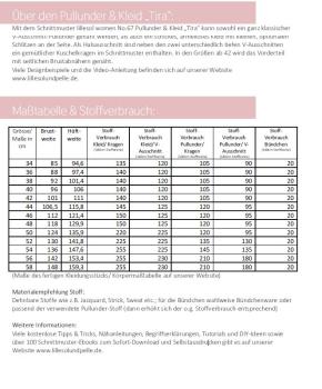 Preview: Papierschnittmuster lillesol women No.67 Pullunder & Kleid Tira